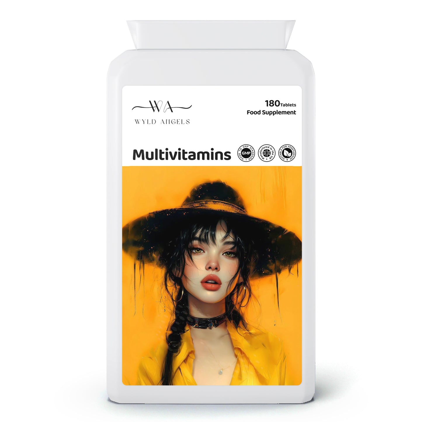 Multivitamins | 180 Tablets | 6 Months | Made in UK | GMP Certified |