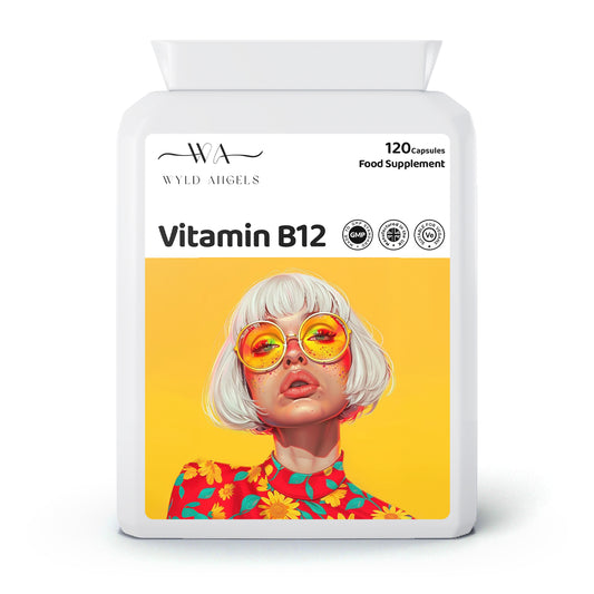 Vitamin B12 | 120 Capsules | 4 Months | Made in UK | GMP Certified |