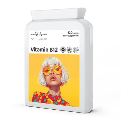 Vitamin B12 | 120 Capsules | 4 Months | Made in UK | GMP Certified |