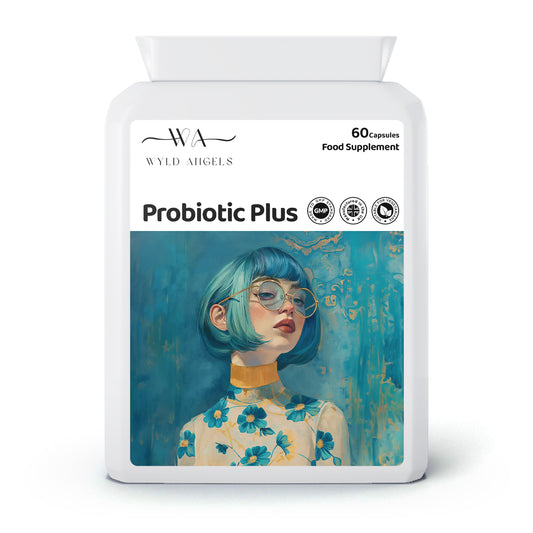 Probiotics Plus | 60 Capsules | 2 Months | Made in UK | GMP Certified |