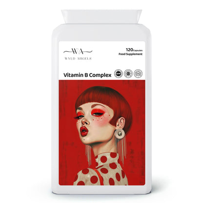 Vitamin B Complex | 120 Capsules | 4 Months | Made in UK | GMP Certified |