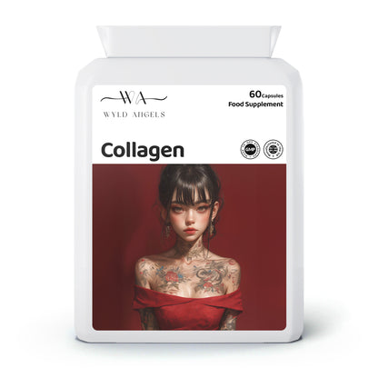 Collagen | 60 Capsules | 1 Month | Made in UK | GMP Certified |