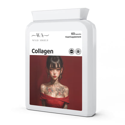 Collagen | 60 Capsules | 1 Month | Made in UK | GMP Certified |