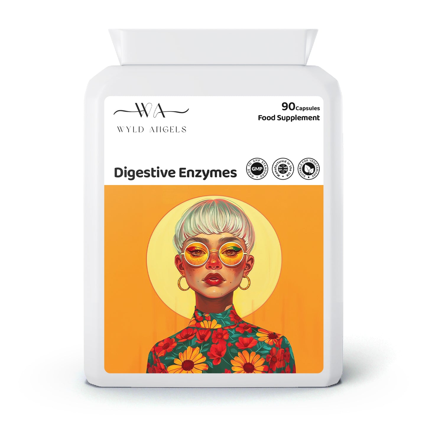 Digestive Enzymes | 90 Capsules | 3 Months | Made in UK | GMP Certified |