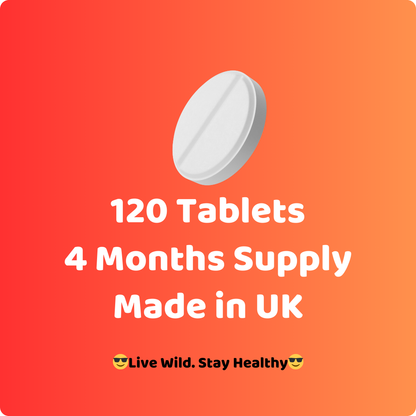 Zinc | 120 Capsules | 4 Months | Made in UK | GMP Certified |